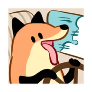 ⭐️ emoji fox friends 2 @moe_sticker_bot Telegram sticker 23 of 40