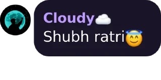 Sticker from Floating Cloud ☁️☁️