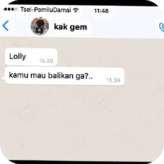 Sticker from loli