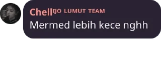 🧜‍♀ emoji IJO LUMUT TEAM UNCH 🥺💐 Telegram sticker 24 of 52