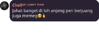 Sticker from IJO LUMUT TEAM UNCH 🥺💐