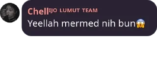 🧜‍♀ emoji IJO LUMUT TEAM UNCH 🥺💐 Telegram sticker 21 of 52