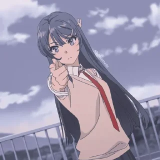 ✨ emoji Sakurajima mai Telegram sticker 7 of 12