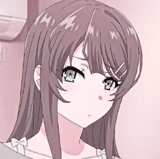 🌷 emoji 🌷sakurajima mai🌸 by :: @arlettagallery Telegram sticker 19 of 30