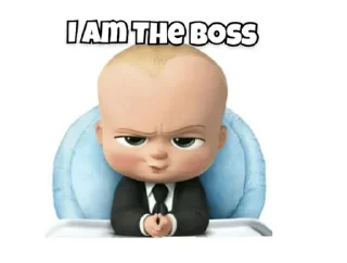 Sticker from Boss Baby @stickersbag