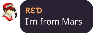 Sticker from Red sticker pack