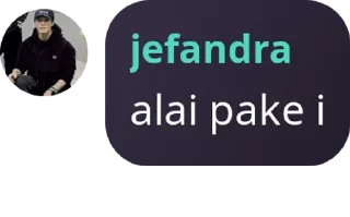 Sticker from jefan pack