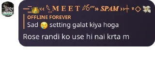 Sticker from OFFLINE FOREVERs kang pack