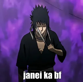 Sticker from @MBT_SASUKE @ANIME_HINDII_DUB