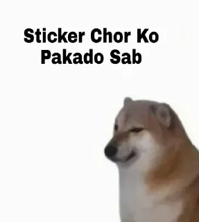 😂 emoji Doggie By @RahulCv2006 Telegram sticker 6 of 106
