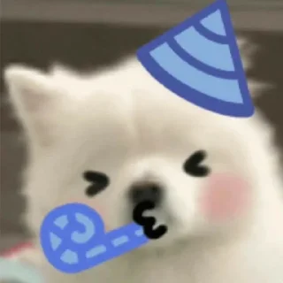 🥳 emoji Doggie cutes by @ania_ww Telegram sticker 15 of 24