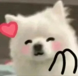 😍 emoji Doggie cutes by @ania_ww Telegram sticker 5 of 24