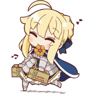 Sticker from Artoria/Saber [@Otakuzdream]