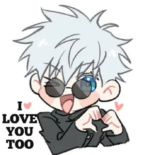 😘 emoji Gojo satoru Telegram sticker 23 of 93