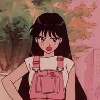 😠 emoji Aesthetic anime // @Animes_Sticker Telegram sticker 13 of 68