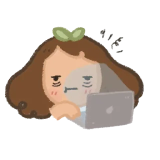 😫 emoji bonk by rissaartt Telegram sticker 16 of 99