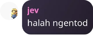 Sticker from tuan muda jev