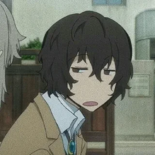 🔲 emoji Dazai @NekoTsu @shoxiee — @stckrRobot Telegram sticker 10 of 30