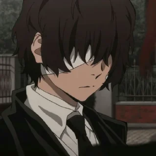 🔲 emoji Dazai @NekoTsu @shoxiee — @stckrRobot Telegram sticker 2 of 30