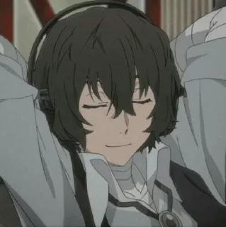🔲 emoji Dazai @NekoTsu @shoxiee — @stckrRobot Telegram sticker 4 of 30