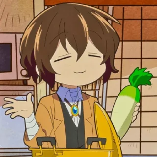 🔲 emoji Dazai @NekoTsu @shoxiee — @stckrRobot Telegram sticker 18 of 30