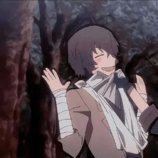 🔲 emoji Dazai @NekoTsu @shoxiee — @stckrRobot Telegram sticker 21 of 30