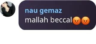 🤬 emoji nau punya Telegram sticker 8 of 36