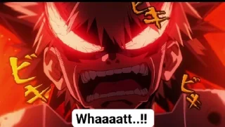 😡 emoji Young Bakugo Telegram sticker 10 of 13