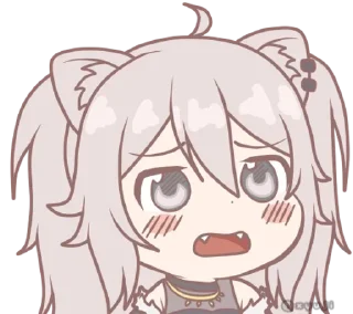 😩 emoji Shishiro Botan @xyuji Telegram sticker 12 of 15