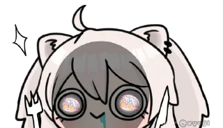 🍴 emoji Shishiro Botan @xyuji Telegram sticker 9 of 15