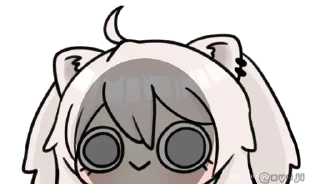 🤐 emoji Shishiro Botan @xyuji Telegram sticker 10 of 15