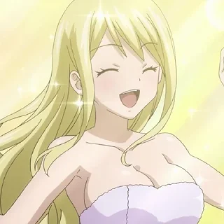 🍋 emoji lucy heartfilia - @munguttikel Telegram sticker 9 of 16