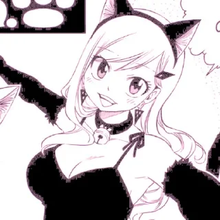 🎏 emoji Lucy Heartfilia - @amallinofficiaall Telegram sticker 13 of 45