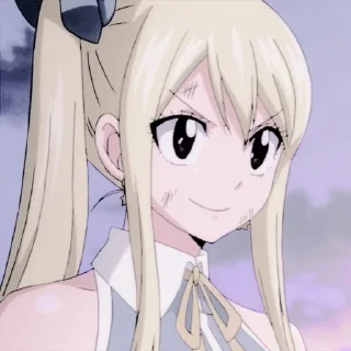🎏 emoji Lucy Heartfilia - @amallinofficiaall Telegram sticker 16 of 45