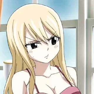 🍋 emoji lucy heartfilia - @munguttikel Telegram sticker 10 of 16