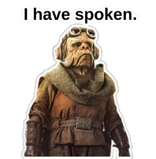 Sticker from Star Wars