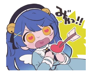 😍 emoji 阿喵喵 Telegram sticker 14 of 98