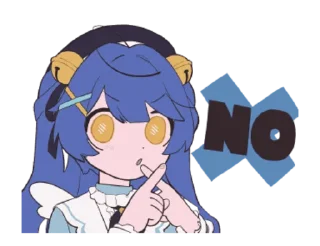 🆖 emoji 阿喵喵 Telegram sticker 19 of 98