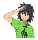 🖖 emoji Anime by @KawaiiSticker Telegram sticker 7 of 120