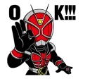 Sticker from Kamen Rider @KawaiiSticker