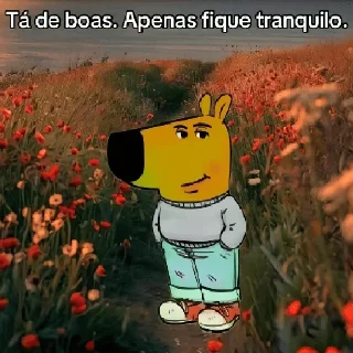 😀 emoji Cara tranquilo meme Telegram sticker 10 of 16
