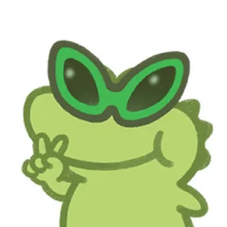 🐊 emoji 抹茶旦旦2 Telegram sticker 18 of 102