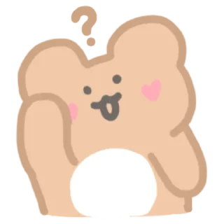 🐻 emoji ㅤᦈ @pompomppa 、@wittlecastle ⋆ Telegram sticker 6 of 64