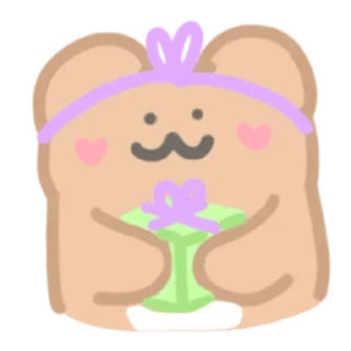 🐻 emoji ㅤᦈ @pompomppa 、@wittlecastle ⋆ Telegram sticker 17 of 64