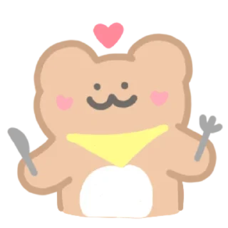 🐻 emoji ㅤᦈ @pompomppa 、@wittlecastle ⋆ Telegram sticker 19 of 64