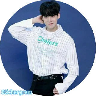👦 emoji Ateez Telegram sticker 10 of 38