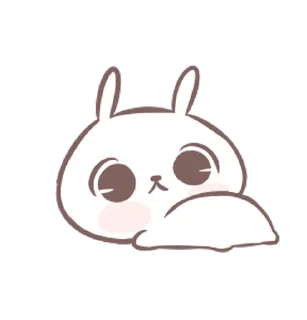 ⭐ emoji Marshmallow Puppies animated stickers 2 @moe_sticker_bot Telegram sticker 21 of 24