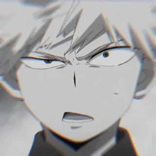 Sticker from bakugo katsuki