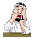 🙄 emoji Handsome Uncle Telegram sticker 9 of 85