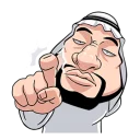 👈 emoji Handsome Uncle Telegram sticker 8 of 85